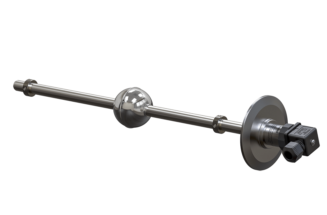 Поплавковый уровнемер с выходным сигналом 4...20 мА ПДУ-И, присоединение типа CLAMP