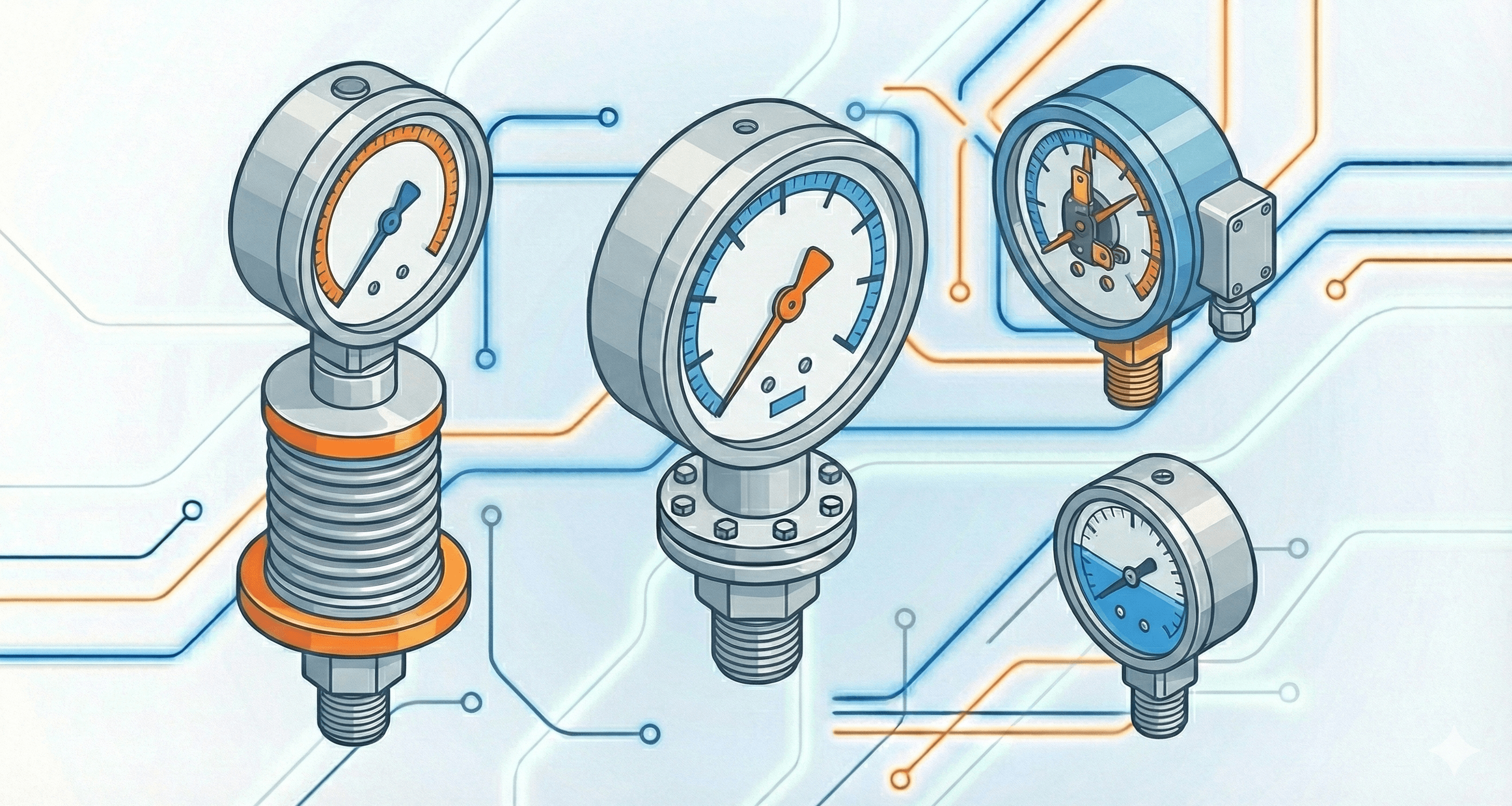 Манометры, мановакуумметры, вакуумметры