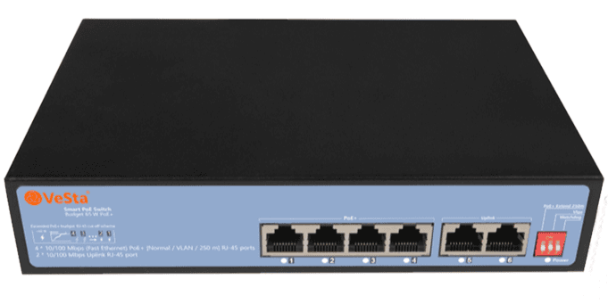 Неуправляемый PoE-коммутатор VSW-510P