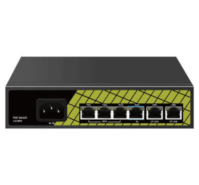 Неуправляемый PoE-коммутатор VSW 406P