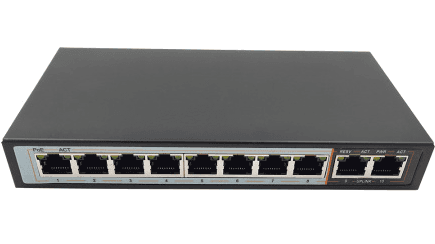 Неуправляемый PoE-коммутатор VSW-410P