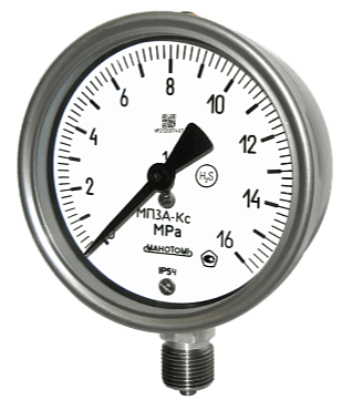 Мановакуумметр МВП3А-Кс-24 кгс/см2-1.5-Ф-Д-IP54-K1/2-Безоп.стекло100-УПД-Черта-Обезж.-Пл.-Пл.С-Табл.-П.П.С.-ЦСМ-П.П.Пас.-Свидет.