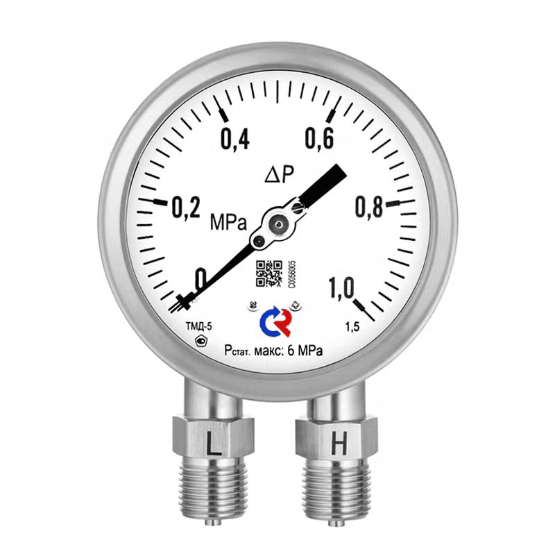 Манометр ТМД-5-621Р (0-40 кПа) 240 кПа.2хG1/2.1,5 