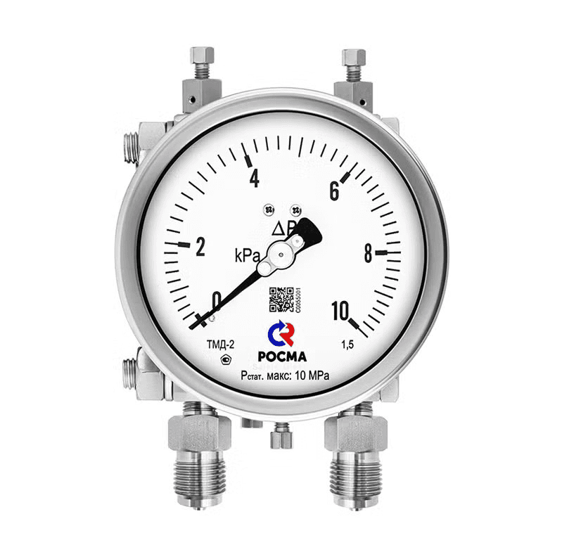 Манометр ТМД-2-621Р (0-16 кПа) 40 МПа.NPT1/2.1,5 Силикон 
