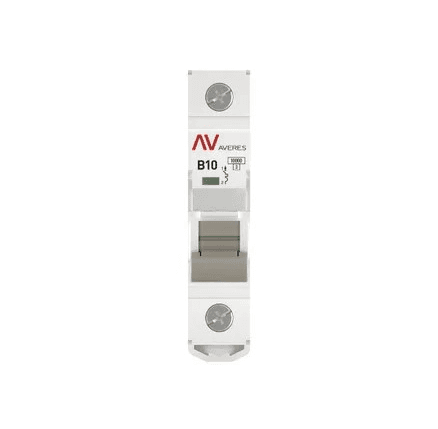 Выключатель автоматический модульный EKF AVERES AV-10 1Р 2А (С) 10кА