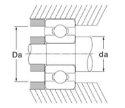 Радиальный шарикоподшипник 693    EMQ (HCH)