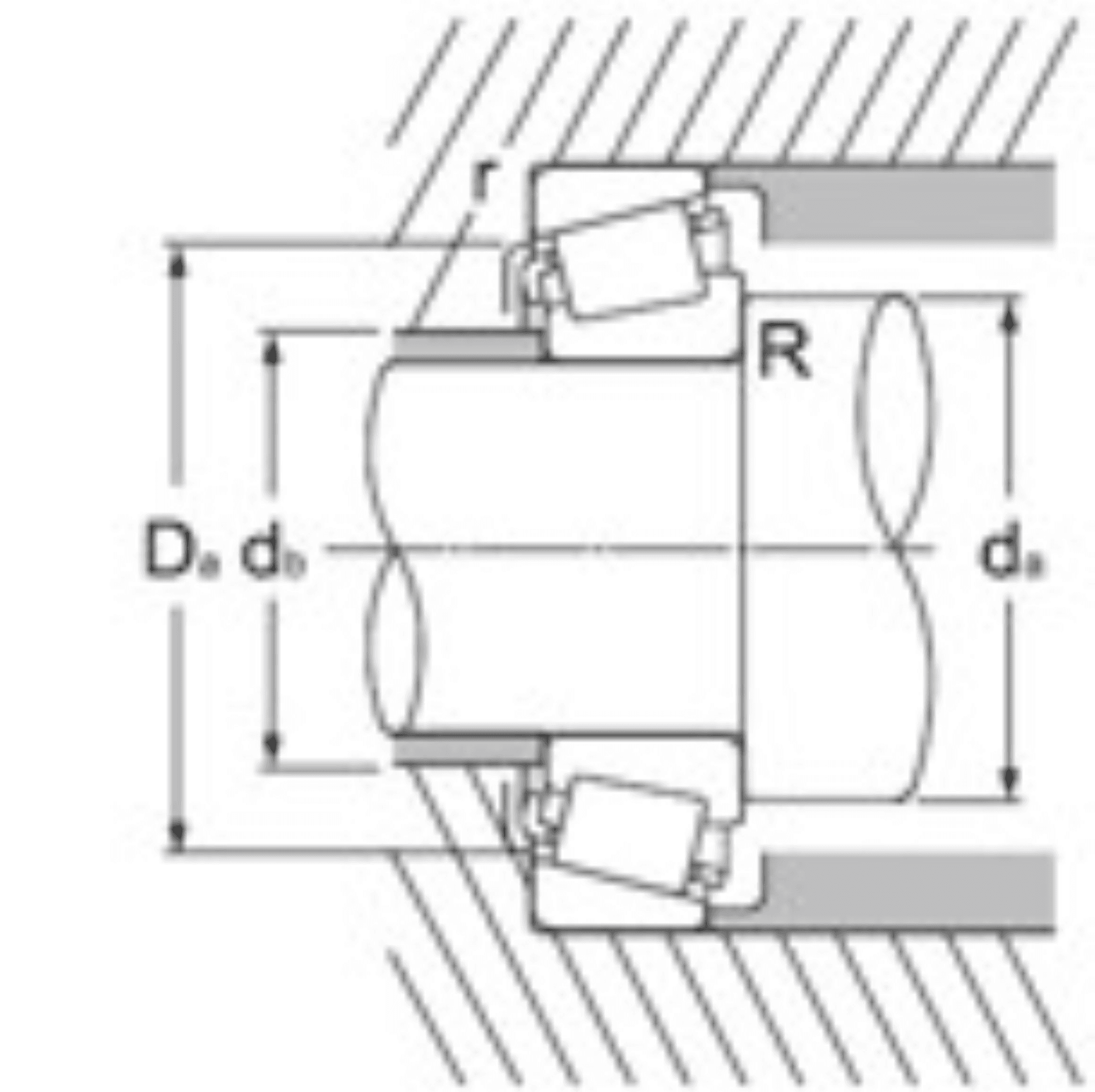 Конический роликоподшипник 32228 (НСН)