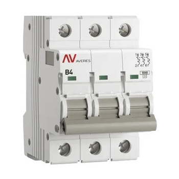 Автоматические выключатели серии AV-10 EKF 3Р AVERES
